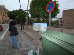 Concurso de Pintura al aire Libre en Mula 2012